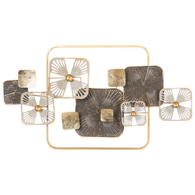 B&Q -  Wall Decor Lawrencium Metal 50 Cm Multicolour