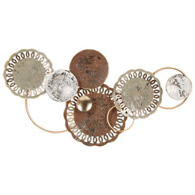 B&Q -  Wall Decor Plutonium Metal 48 Cm Multicolour