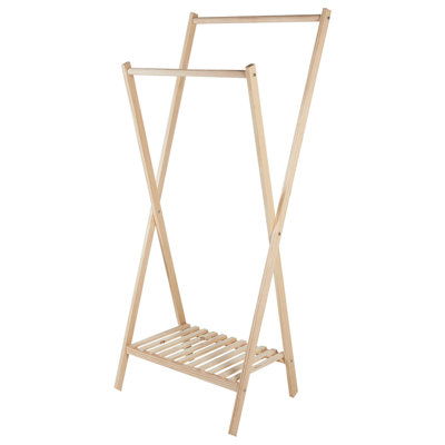 B&Q -  Cottage Coat Stand Denver Light Brown