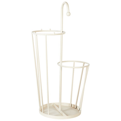 B&Q -  Umbrella Stand Chambord Metal Light Beige