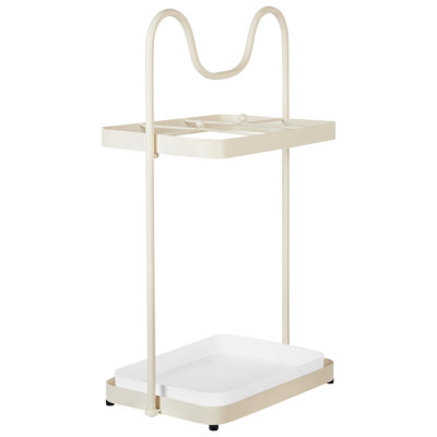 B&Q -  Umbrella Stand Chaverny Metal Beige
