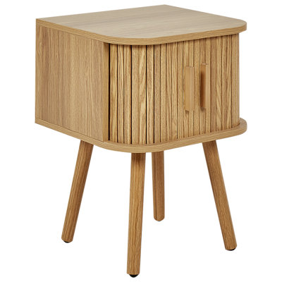 B&Q -   Bedside Table Selah Brown