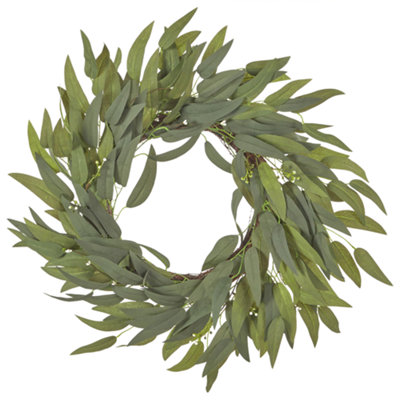 B&Q -  Decorative Wreath Gamrun 70 Cm Green