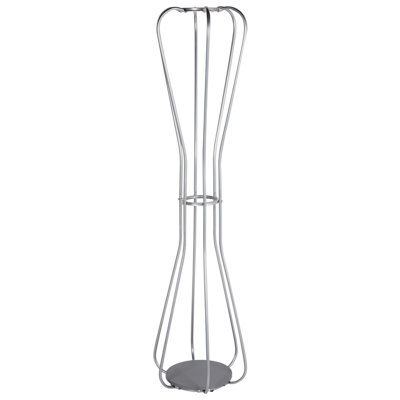 B&Q -   Coat Stand Ordway Silver