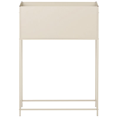B&Q -  Elevated Plant Pot Tapien Metal 70 Cm Beige