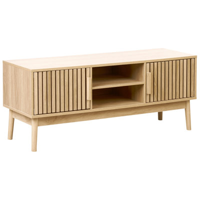 B&Q -  Mediterranean Tv Stand Lynwood Light Brown