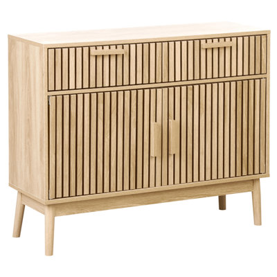 B&Q -  2 Door Sideboard Lynwood Light Brown