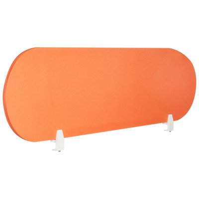 B&Q -   Desk Screen Sparky Orange