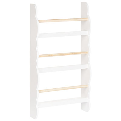 Beliani Wall Bookshelf Rigolet 80 Cm White from B&Q