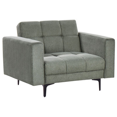 Beliani Armchair Alnes Fabric Dark Green from B&Q