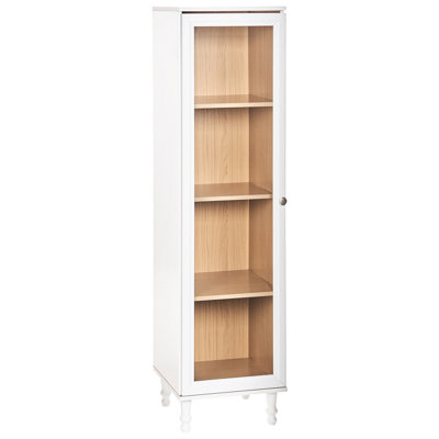 B&Q -  Glass Display Cabinet Tingledale 40 Cm White
