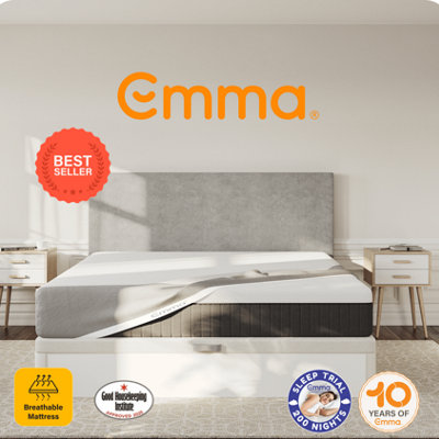 Emma Hybrid Premium Mattress And Mattress Protector Bundle Double - 120X190 Small