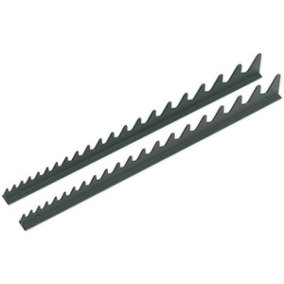 425mm 20 Spanner Sharks Teeth Tool Rack - Drawer Strip Tidy Management Organizer