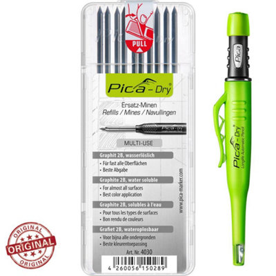 Pica Dry Longlife Automatic Trade Pencil Marker With 11 Graphite Leads Pica30403 from B&Q
