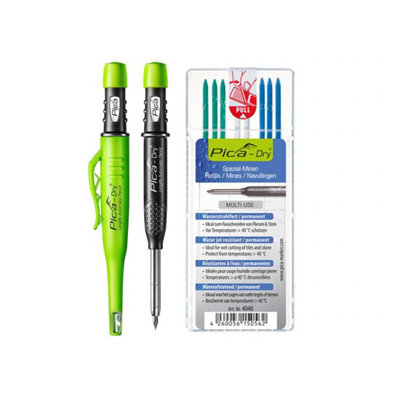 Pica 30404 Dry Bundle Colormix With Longlife Automatic Pencil & Refill Pack