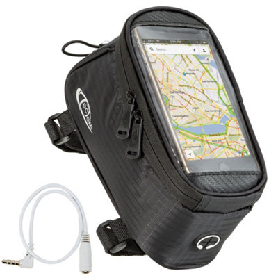 Tectake Phone Holder For Bike 20.5 X 10 X 10.5 CmBlack from B&Q
