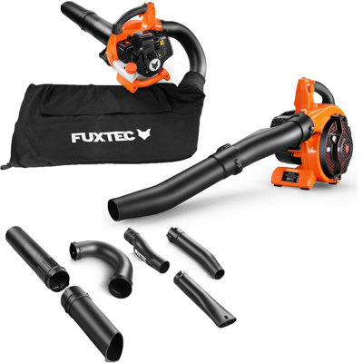 Fuxtec Fx-Lbs126 4-In-1 Petrol Leaf BlowerVacuum & Shredder With Two Blowpipes from B&Q