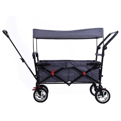 Fuxtec Ct-700 Foldable Handcart With Uv Sun CanopyDual Brakes & Rear Push Handle from B&Q
