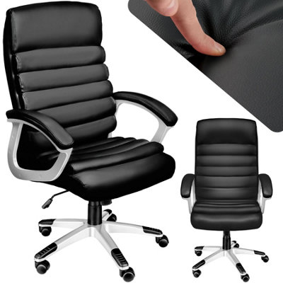 Tectake Office Chair PaulDesk Chair Computer ChairBlack from B&Q