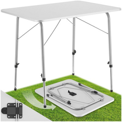 Tectake 1 Camping TableFoldable80 X 60 X 68 Cm Grey from B&Q