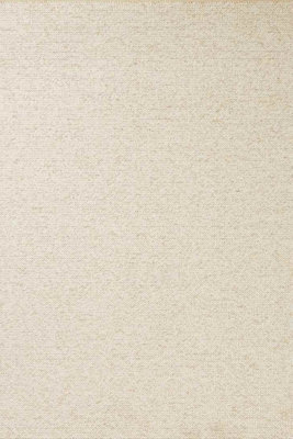The Rugs Wolly Tufted Wool Look Rug Dense Soft Pile Plain Living Room In Cream from B&Q