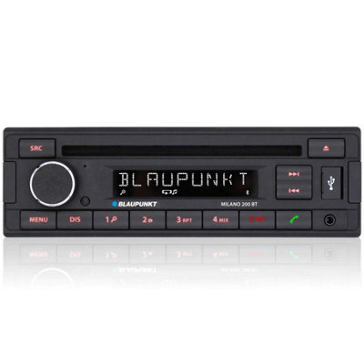 Blaupunkt Milano200Bt Car Media Receiver Radio Bluetooth Usb Cd Drive Aux Input from B&Q