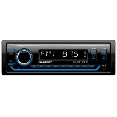 Blaupunkt Bpa1124Bt Dab Single Din Car Stereo Player Dab+ Rds Bluetooth Aux Usb from B&Q