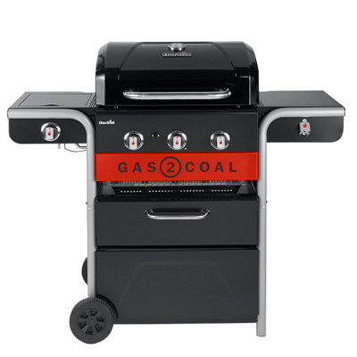 Char-Broil Gas2Coal 2.0 Black 3 Burner Gas Hybrid Bbq from B&Q