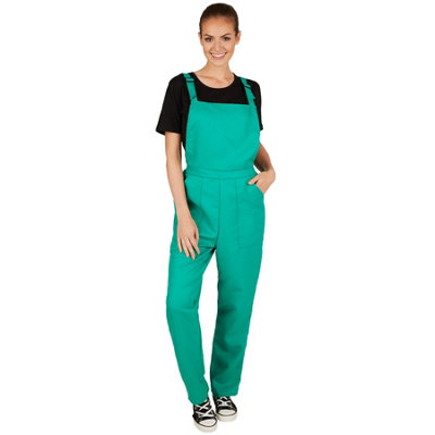 Tectake DungareesUnisexVarious Sizes And Colours- LGreen from B&Q