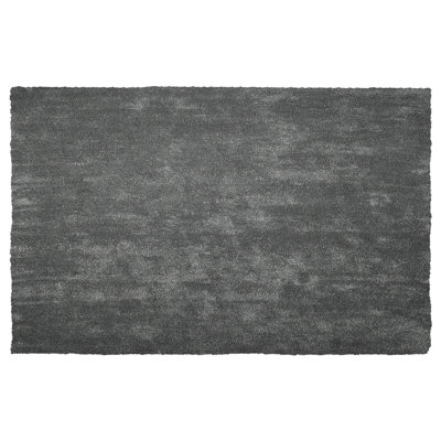 B&Q -  Shaggygy Rug Demre Dark Grey 200 X 300 Cm