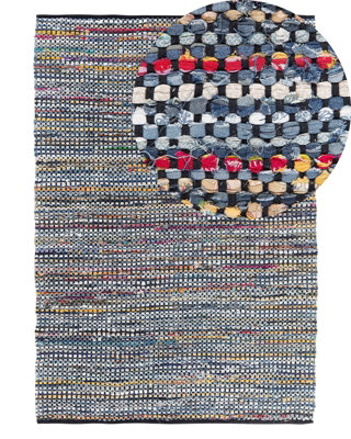 B&Q -  Rug Alanya Multicolour 140 X 200 Cm Cotton