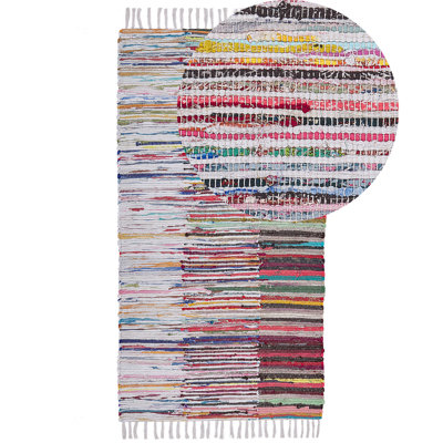 B&Q -  Rug Mersin Multicolour 80 X 150 Cm Cotton