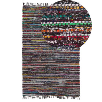 B&Q -   Rug Danca Black 140 X 200 Cm
