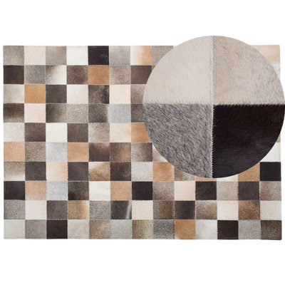 B&Q -  Rug Soke Multicolour 160 X 230 Cm Leather