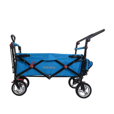 Fuxtec Foldable Handcart Ct-800 (Fx-Ct800) With Uv-Protected Sun CanopyPush Handle And Interior Extension from B&Q