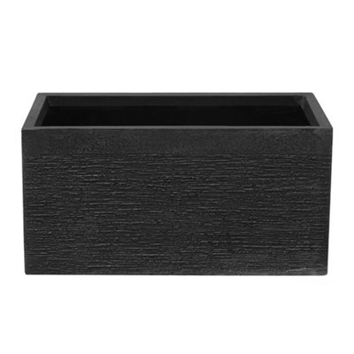 B&Q -   Plant Pot Myra 60 Cm Black