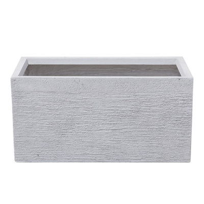 B&Q -   Plant Pot Myra 60 Cm White