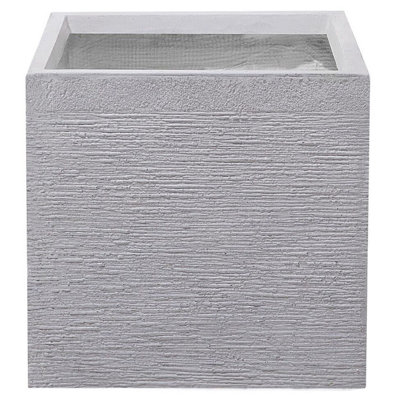 Beliani  Plant Pot Paros 40 Cm Grey from B&Q