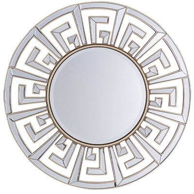 B&Q -  Wall Mirror Flers 70 Cm 70 Cm Metal Gold