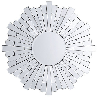 B&Q -  Wall Mirror Vire 70 Cm 70 Cm Silver