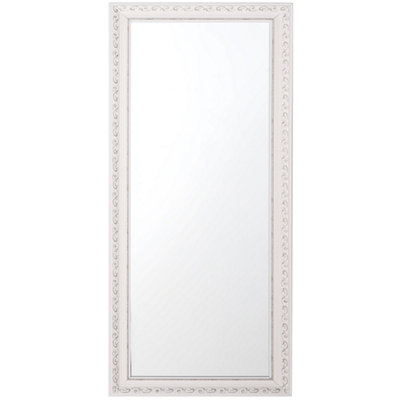 B&Q -  Wall Mirror Mauleon 50 Cm 130 Cm Off-White