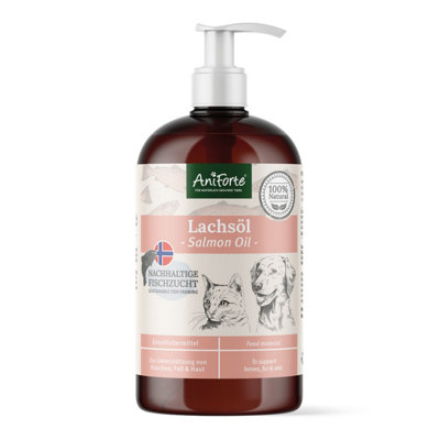 Aniforte Premium Oil For Dogs And Cats - Salmon 500Ml - Image 2