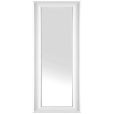 B&Q -  Wall Mirror Lunel 51 Cm 141 Cm White