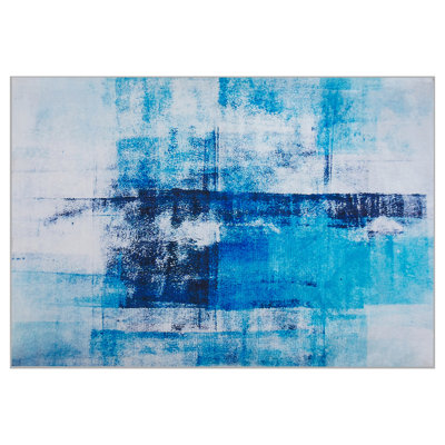 B&Q -   Rug Trabzon Blue 160 X 230 Cm