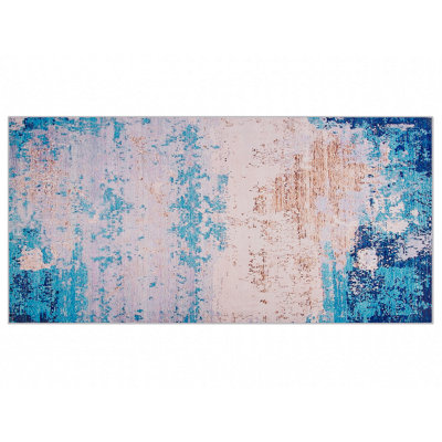 B&Q -   Rug Inegol Blue 80 X 150 Cm