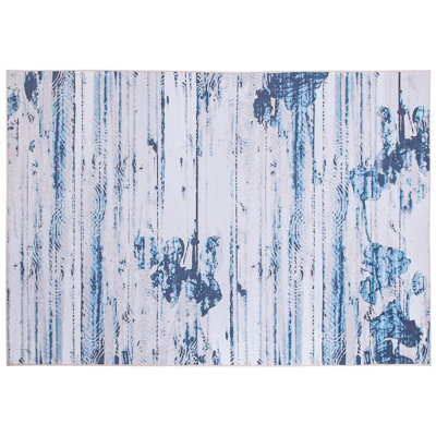 B&Q -   Rug Burdur Blue 160 X 230 Cm