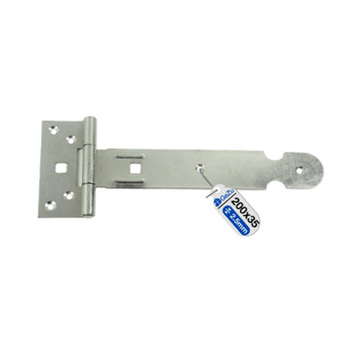 Gezu Impex T Hinge 200 mm Electroplated Heavy Duty Gate Shed Door Hook Band
