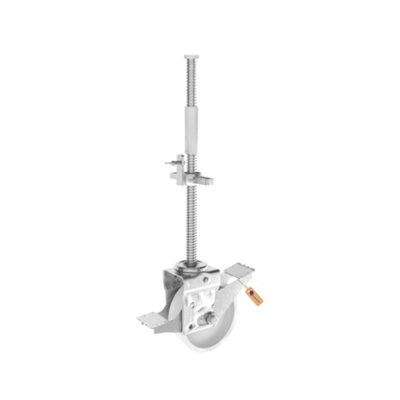 Gezu Impex Heavy Duty Swivel Castor Wheels For Trolleys Electroplated Galvanised Industrial Castors & Wheels1000 Kg from B&Q