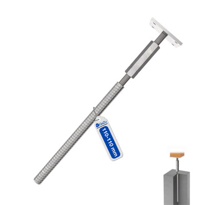 Gezu Impex Heavy Duty Hot Dip Galvanised Bolt Down Adjustable Post SupportPergola Elevated Post Base- 110 X 110 mm from B&Q