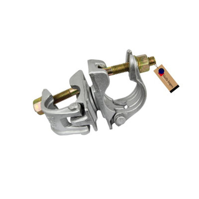 Gezu Impex Swivel Coupler 48 X 48 mm Hot Dip Galvanised Set Of 8 Clamp For Scaffolding from B&Q